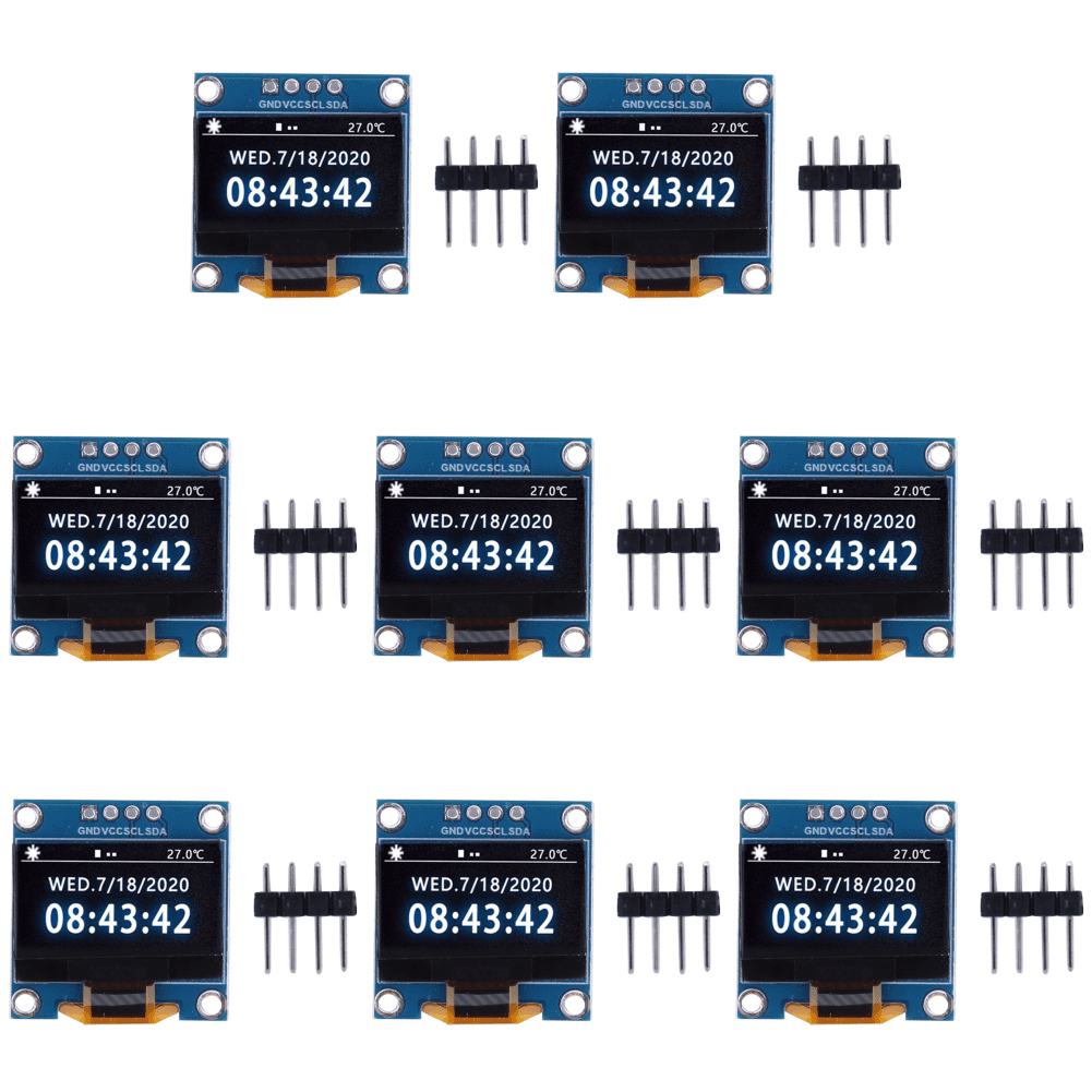 Módulo OLED de 0,96 pulgadas, controlador IIC 128x64 SSD1315 de 4 pines ...