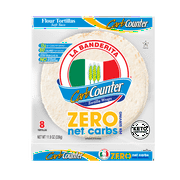 La Banderita Carb Counter Zero Net Carbs Soft Taco Tortillas