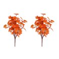 thumbnail image 2 of Vrorvz Décor de Feuilles d'Érable d'Halloween Feuilles d'Érable Simulées pour Décorations Festives Intérieures Extérieures avec Conception Durable Réutilisable Convient pour Rehausser 23.6 Po Orange, 2 of 6