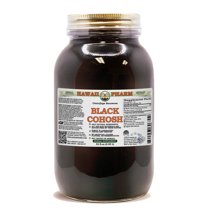 Black Cohosh (Cimicifuga Racemosa) Dry Root ALCOHOL-FREE Liquid Extract. Expertly Extracted by Trusted HawaiiPharm Brand. Absolutely Natural. Proudly made in USA. Glycerite 32 Fl.Oz