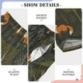 thumbnail image 6 of FORMRS Kids Pajama Pants with Pockets Size 9-10Y Boys Lounge Sleep Bottoms, Green Forest Fox Pattern, 6 of 8