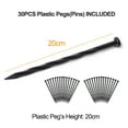 AUKAR Landscape Edging Kit 33ft HYZ01 Length No Dig Garden Edging