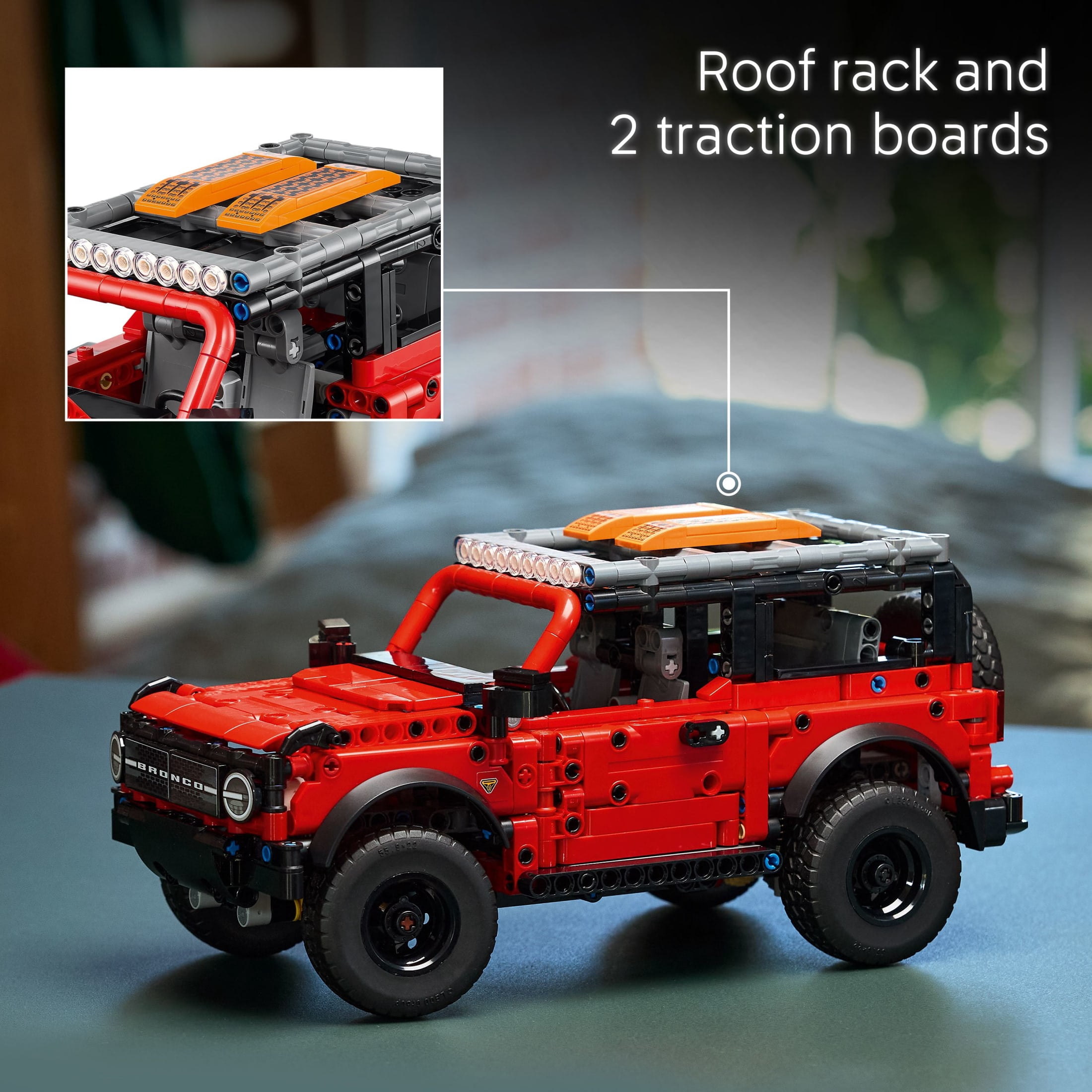LEGO Technic Ford Bronco Kids Toy Car - Building Toy for Boys and Girls, Ages 10+ - Car Toy and Model Kit - Gift for Birthdays - Authentic Ford Bronco Trim & Details - 42213