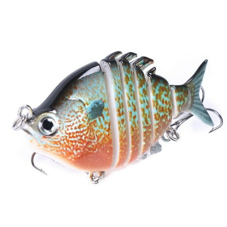 Swimbait Fishing Lures Lifelike Tilapia Hard Bait 63mm 9.3g Lure With Treble Hook Multi Jointed Lures For Bass Fishing Tackle