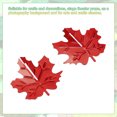 thumbnail image 3 of Uxcell 1.2" Red Thanksgiving Fall Foil Confetti Sequins,  60g Maple Leaves Foil Metallic Sequins Confetti, 3 of 7
