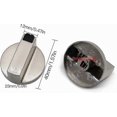 thumbnail image 2 of 4-Pack 6mm Metal Control Knobs for Oven and Cooktop Stoves, 2 of 5