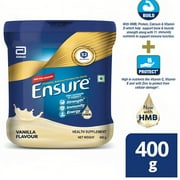 Ensure Powder Complete Balanced Nutrition for Adults, Vanilla Flavour, 400g (Jar)