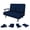 Blue double bed, variant on Leavader 3 in 1 Convertible Folding Sofa Bed with 5-Position Adjustable Backrest, Single Sleeper Chair Lounger Fold Flat Guest Bed 72.5" Gray with Pillow for Small Space Living Room Bedroom Office