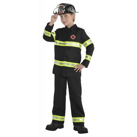 Fire Fighter Child Costume - Large