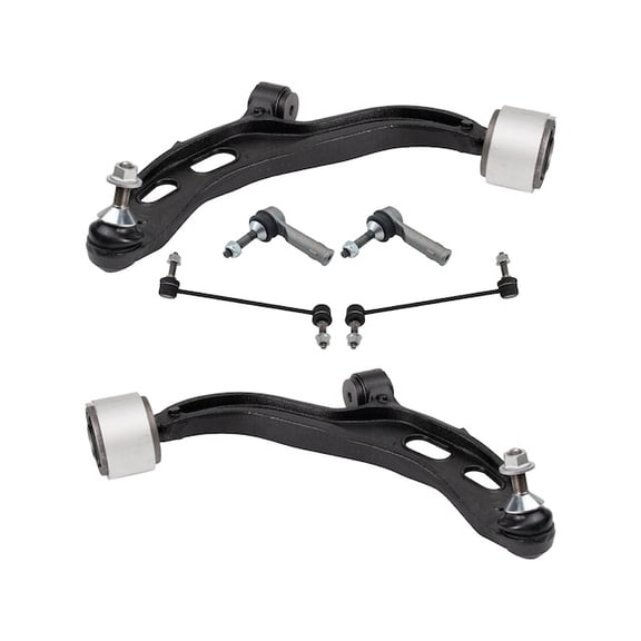 Front Control Arm Ball Joint Tie Rod and Sway Bar Link Kit 6 Piece - Compatible with 2013 - 2019 Ford Police Interceptor Sedan 2014 2015 2016 2017 2018