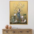 thumbnail image 3 of Designart Chinoiserie With Birds and Peonies VI FLOAT FRAME WALL ART, 3 of 4
