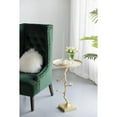 thumbnail image 5 of A&B Home Contemporary Table - Shiny Gold-Color:Shiny Gold,Style:Contemporary, 5 of 7