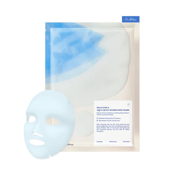Mascarilla Dr.Althea Aqua Blue Hydration Vegan (paquete de 4)