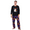 Black, variant on GPOECD Family Halloween Plaid Print Matching Pajamas Set Cozy Sleepwear For Parents And Kids Black,L