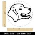thumbnail image 2 of Golden Retriever Head Self-Inking Rubber Stamp Ink Stamper - Sky Blue Ink - Medium 1 Inch, 2 of 7