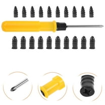 1 Set Tire Repairing Tool with Rubber Screw Nail for Tire Fitting and Repair