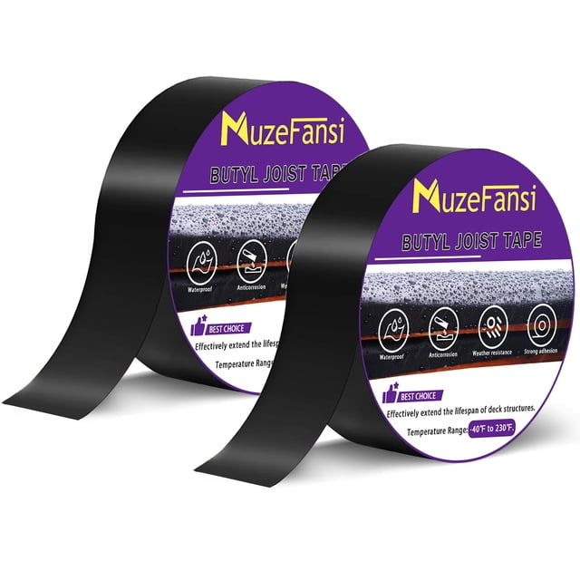 Cinta adhesiva MuzeFansi, impermeable, de butilo, 2 unidades, 2 unidades