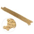 thumbnail image 4 of Bike Chain, External Chamfer Design Bike Variable Speed Chain High Rigidity Alloy Steel 10 Speed Half Hollow  for Road Bike Silver,Gold,Colorful, 4 of 8