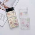 thumbnail image 4 of Galaxy Z Flip 3 Clear Case, Soft Clear Flexible Rubber Planet Space Stars Sparkle Case Girls Women Glitter Shockproof Protective Case for Samsung Galaxy Z Flip 3 -Universe, 4 of 9