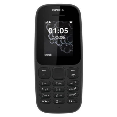 Nokia 105 [2017] TA-1037 Dual-Band (850/1900) Factory Unlocked Mobile Phone