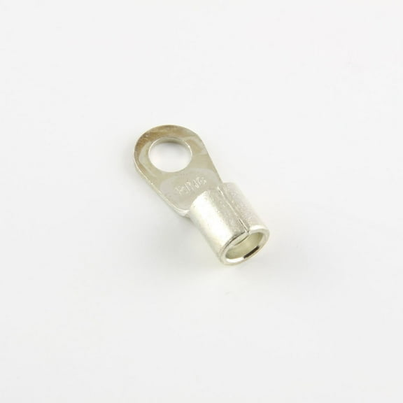 6 Ga. Ring Terminals, 1/4" Stud - (pack of 10)
