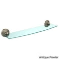 thumbnail image 4 of Prestige Monte Carlo Collection Glass Shelf - Satin Nickel / 24 Inch, 4 of 5