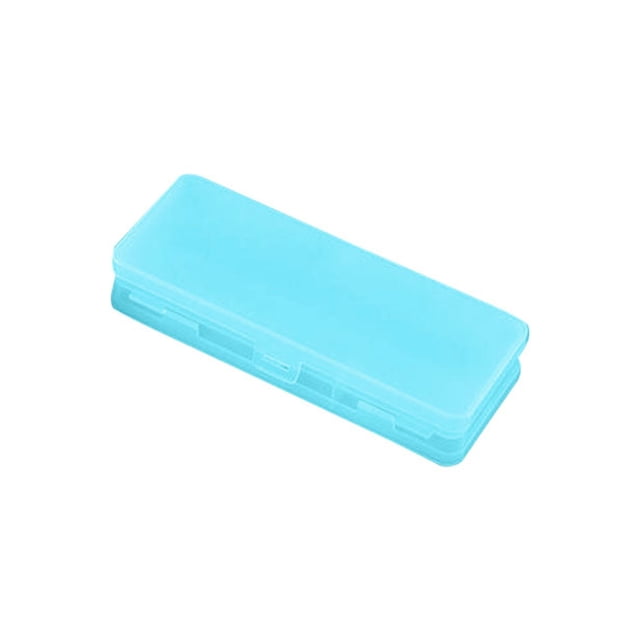 Agiferg Translucent Pencil Case Student Storage Pencil Case Pencil Case Multifunctional Double-sided Macaron Plastic Pencil Case