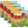 thumbnail image 5 of Dreamtimes Easter Cloth Napkins 1PCS,Happy Easter Cute Chicks and Flowers Soft and Skin Friendly Dinner Napkins Washable for Dinner, Hotel,Reunion,BBQ Party, 5 of 7