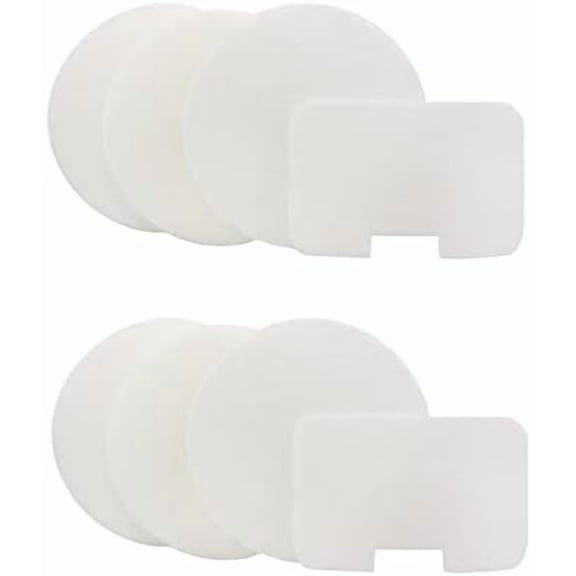 2 Pack Filters Kit Replacement for Shark Navigator Swivel Upright Vacuum NV22, NV22L, NV22S, NV26, NV27, UV400 Part # XF22£¬8 Foam   4 Felt Circular & Exhaust Filters
