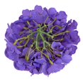 thumbnail image 3 of Cabezas de hortensia de seda flojery con flores artificiales (moradas), 3 of 6