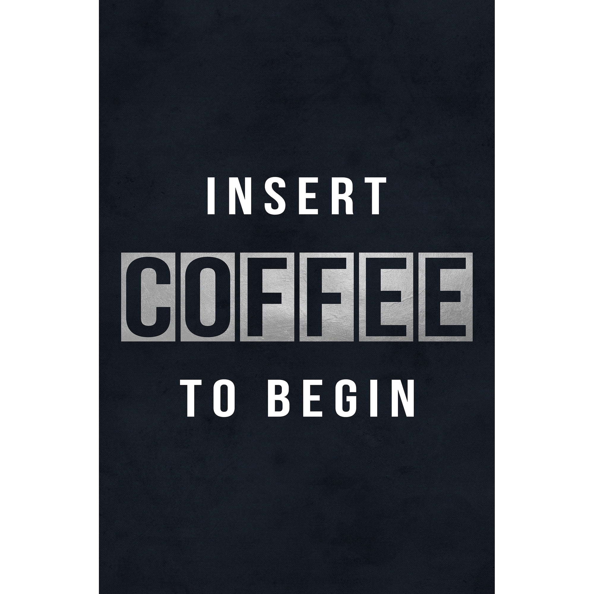 Insert Coffee Painting Print on Wrapped Canvas