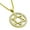 Yellow, variant on Large 925 Sterling Silver CZ Star of David Pendant with 22" Chain (Silver)