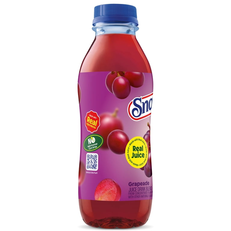 Snapple Grapeade Juice Drink, 16 fl oz, Plastic Bottle - Walmart.com