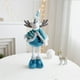 thumbnail image 2 of Muñeco de nieve telescópico de Papá Noel, adorno navideño, vitrina de muñecas navideñas, adorno de escritorio, decoración navideña, 2 of 3