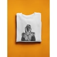 thumbnail image 3 of Vulture Head Sketch Sweatshirt Men -Image by Shutterstock, Male x-Large, 3 of 4