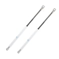 thumbnail image 1 of Unique Bargains 2pcs 15inch 100Lbs/445N White Universal Lift Supports Struts Shocks Gas Spring for Car Boat RV Vehicle, 1 of 7