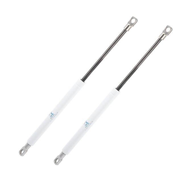 Unique Bargains 2pcs 15inch 100Lbs/445N White Universal Lift Supports Struts Shocks Gas Spring for Car Boat RV Vehicle
