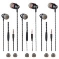 thumbnail image 1 of Paquetes de 3 auriculares FindTop con control remoto y micrófono para iOS/Android, 1 of 9