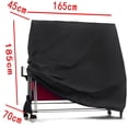 thumbnail image 3 of Housse de Protection Imperméable Oxford pour Table de Ping-Pong Extérieure - Résistant aux Intempéries - Noir et Blanc (165 x 70 x 185 cm), 3 of 5