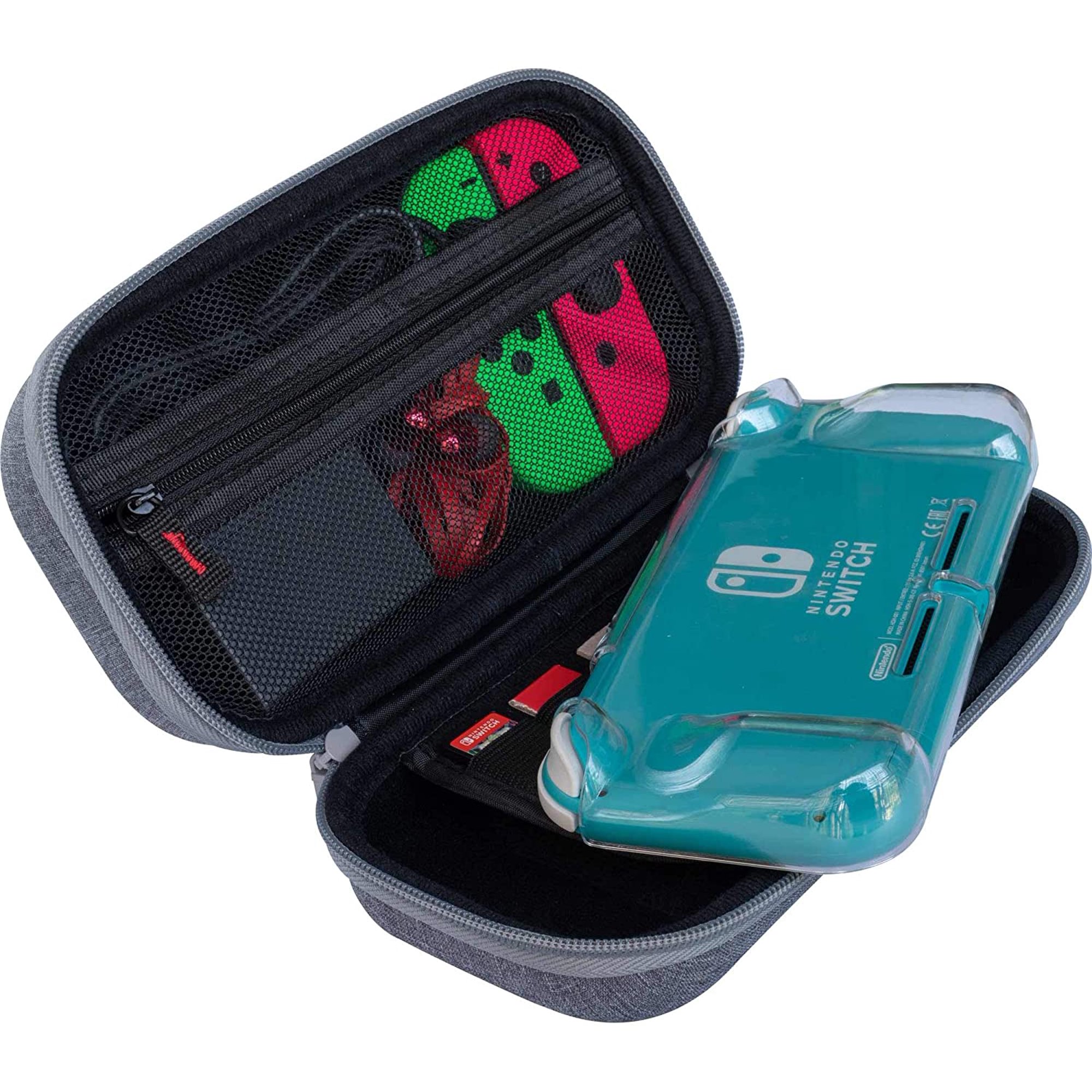 Large Carrying Case for Nintendo Switch Lite, Fits AC