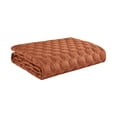 thumbnail image 5 of VCNY Home Staton 3-Piece Rust Geometric Polyester Quilt Set, King, 5 of 6