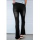 thumbnail image 1 of ABPHQTO Pantalones de mezclilla con parte inferior de campana desgastados negros para mujer, 1 of 5