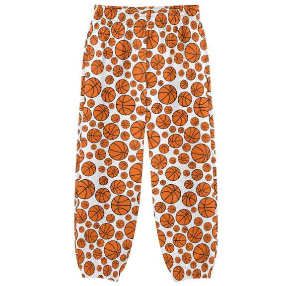 Basketball Boys Pants Kids Casual Sweatpants Joggers Toddler Sports Pants 3-10 Years