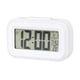 thumbnail image 2 of Reloj electrónico digital con pantalla LED, pantalla digital estéreo, alarma con función de repetición, cambio 12/24H, cuenta regresiva, pantalla 3D, avance/cuenta regresiva, blanco, 2 of 8