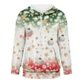 thumbnail image 4 of NMMUED Christmas Hoodies Baggy Hoodie Funny Christmas Hoodies for Women Vacation Tops Holiday Tops for Women Hoodies for Women Pullover Christmas Outfit Women Green L, 4 of 5