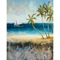 thumbnail image 2 of Marcon, Michael 15x18 Gold Ornate Wood Framed with Double Matting Museum Art Print Titled - Atlantic Dream II, 2 of 4