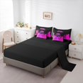 thumbnail image 5 of Manfei Boys Basketball Twin Bedding Sets, Teens Sports Bedding Comforter Set, Pink Gradient Basketball Court Sheet Sets, Ultra Soft Home Decor Reversible 7 Pieces, 5 of 8