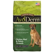 AvoDerm Grain Free Chicken Meal & Potato Dry Dog Food 4.4LB