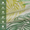 thumbnail image 4 of Everyday Luxuries Waterproof Oblong Fitted Tablecloth 52 x 70 Inch Stain and Wrinkle Resistant | Decorative 3.6 gauge Palm Paradise Vinyl Table Cover for Indoor Outdoor Seating, Gatherings, Occasions., 4 of 8