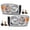 Clear lens Chrome Housing Amber Reflector, variant on CROSSDESIGN Headlights Headlamps Fit for Dodge Ram 1500 2500 3500 2006-2009